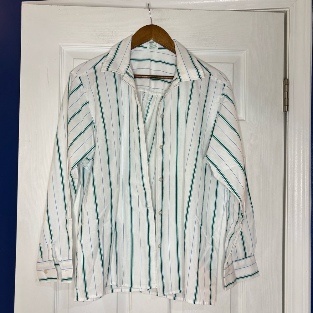 GIRL SCOUT long sleeve button front shirt - size 16